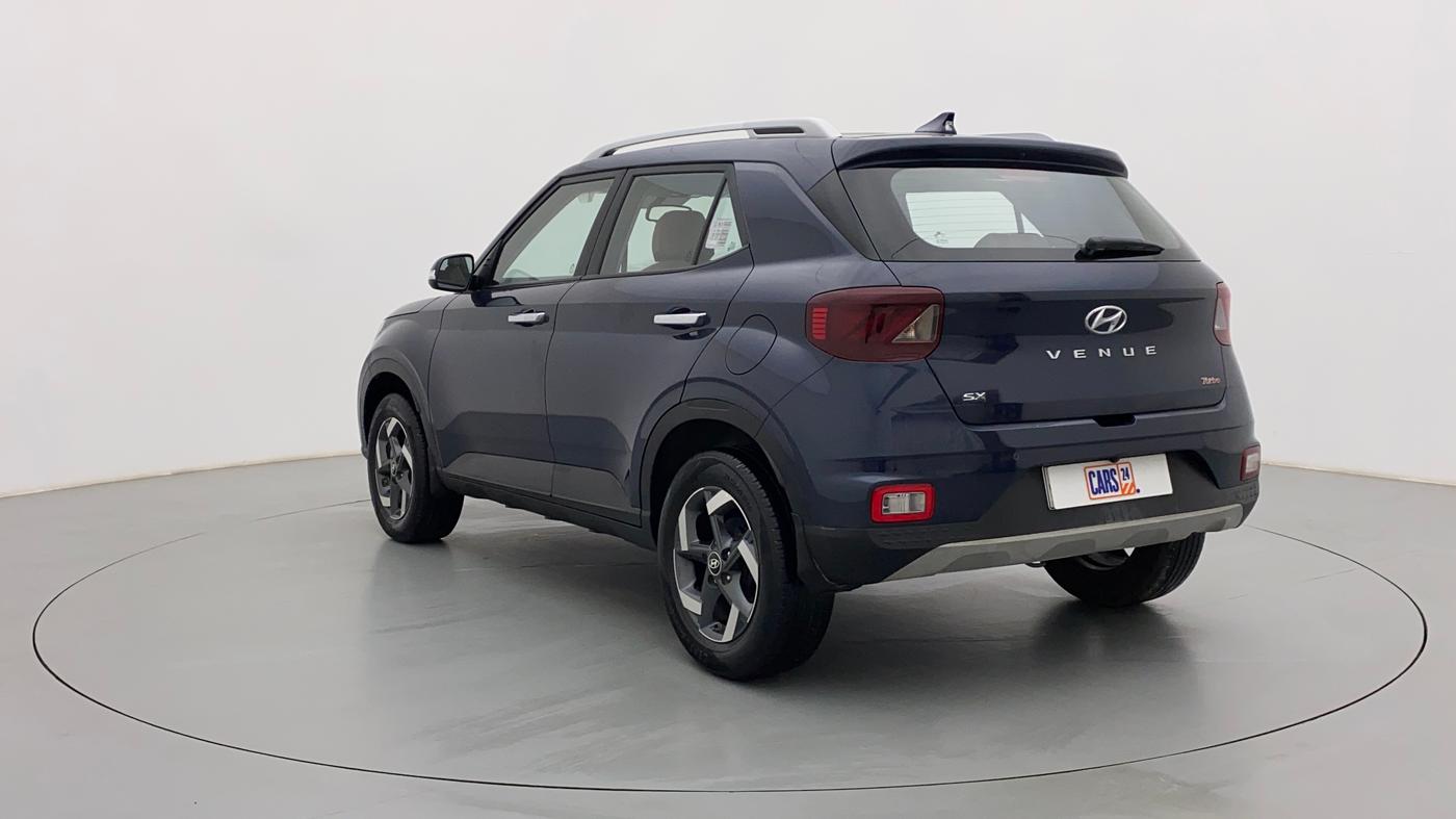 2020 Hyundai VENUE 1.0 turbo GDI IMT SX O, Petrol, Manual, 22,778 km, Left Back Diagonal