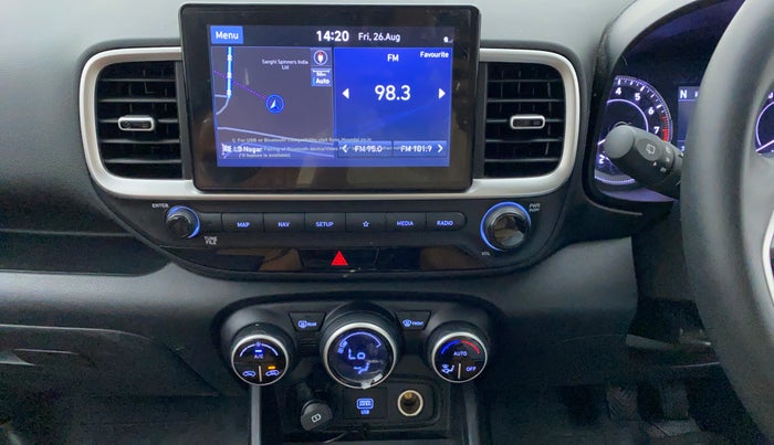 2020 Hyundai VENUE 1.0 turbo GDI IMT SX O, Petrol, Manual, 22,778 km, Air Conditioner
