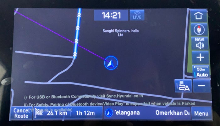 2020 Hyundai VENUE 1.0 turbo GDI IMT SX O, Petrol, Manual, 22,778 km, Navigation System