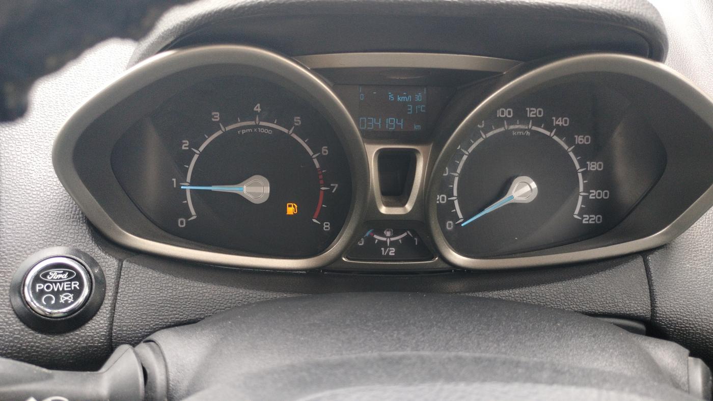 2016 Ford Ecosport TITANIUM 1.5L PETROL, Petrol, Manual, 34,007 km, Odometer Image