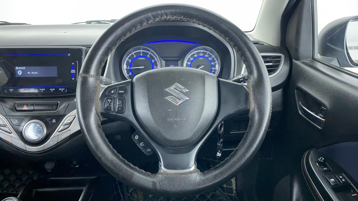 2019 Maruti Baleno DELTA 1.2 K12, Petrol, Manual, 30,729 km, Steering Wheel Close Up