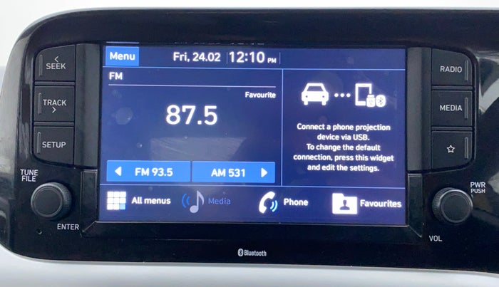 2022 Hyundai GRAND I10 NIOS SPORTZ 1.2 KAPPA VTVT CNG, CNG, Manual, 23,005 km, Infotainment System