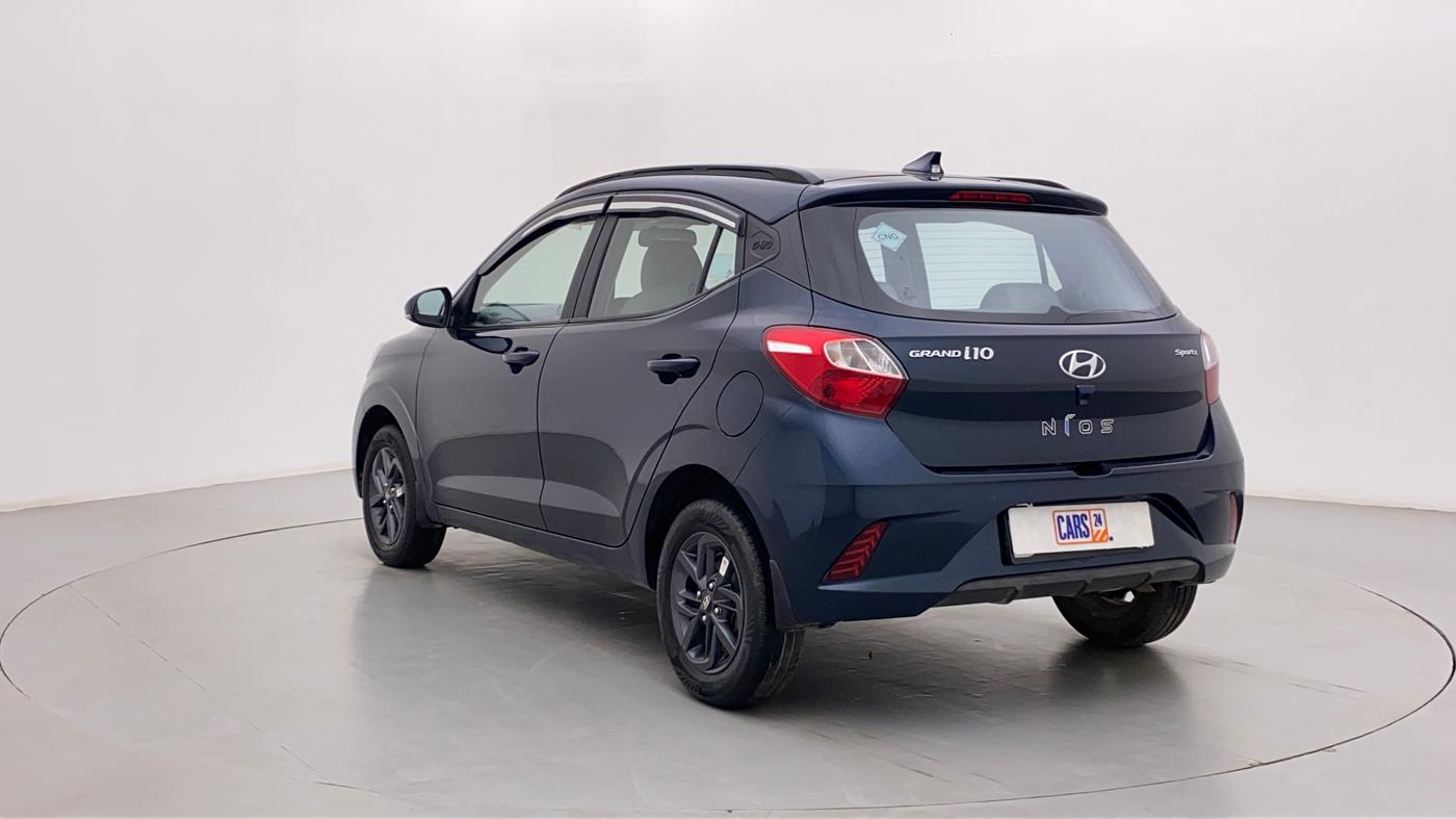 2022 Hyundai GRAND I10 NIOS SPORTZ 1.2 KAPPA VTVT CNG, CNG, Manual, 23,005 km, Left Back Diagonal