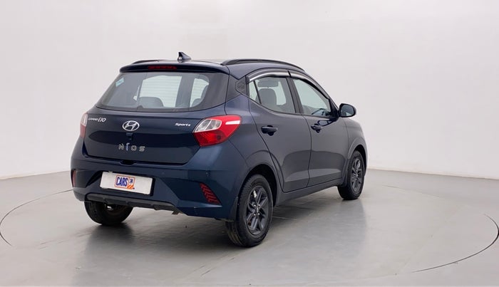 2022 Hyundai GRAND I10 NIOS SPORTZ 1.2 KAPPA VTVT CNG, CNG, Manual, 23,005 km, Right Back Diagonal