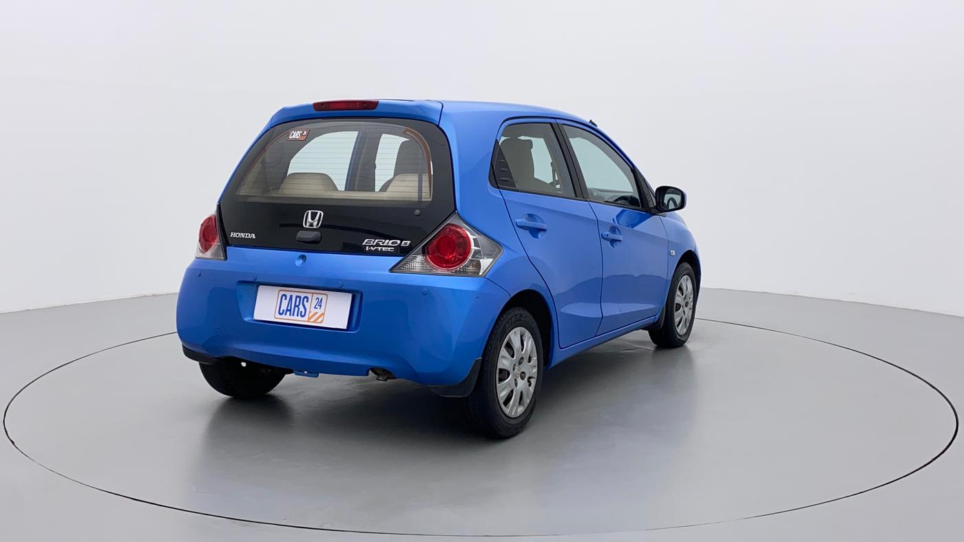 2014 Honda Brio S MT, Petrol, Manual, 95,634 km, Right Back Diagonal