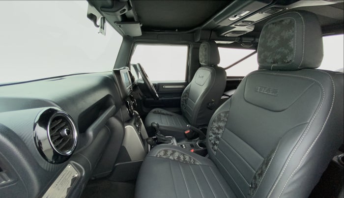 2020 Mahindra Thar LX  P 4WD AT CONVERTIBLE, Petrol, Automatic, 13,879 km, Right Side Front Door Cabin