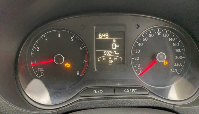 2016 Volkswagen Ameo COMFORTLINE 1.2L, Petrol, Manual, 59,217 km, Odometer Image