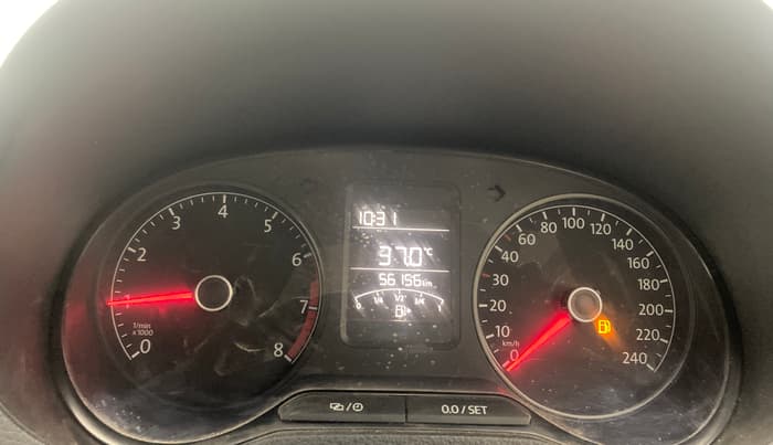 2021 Volkswagen Polo TRENDLINE 1.0L, Petrol, Manual, 56,113 km, Odometer Image