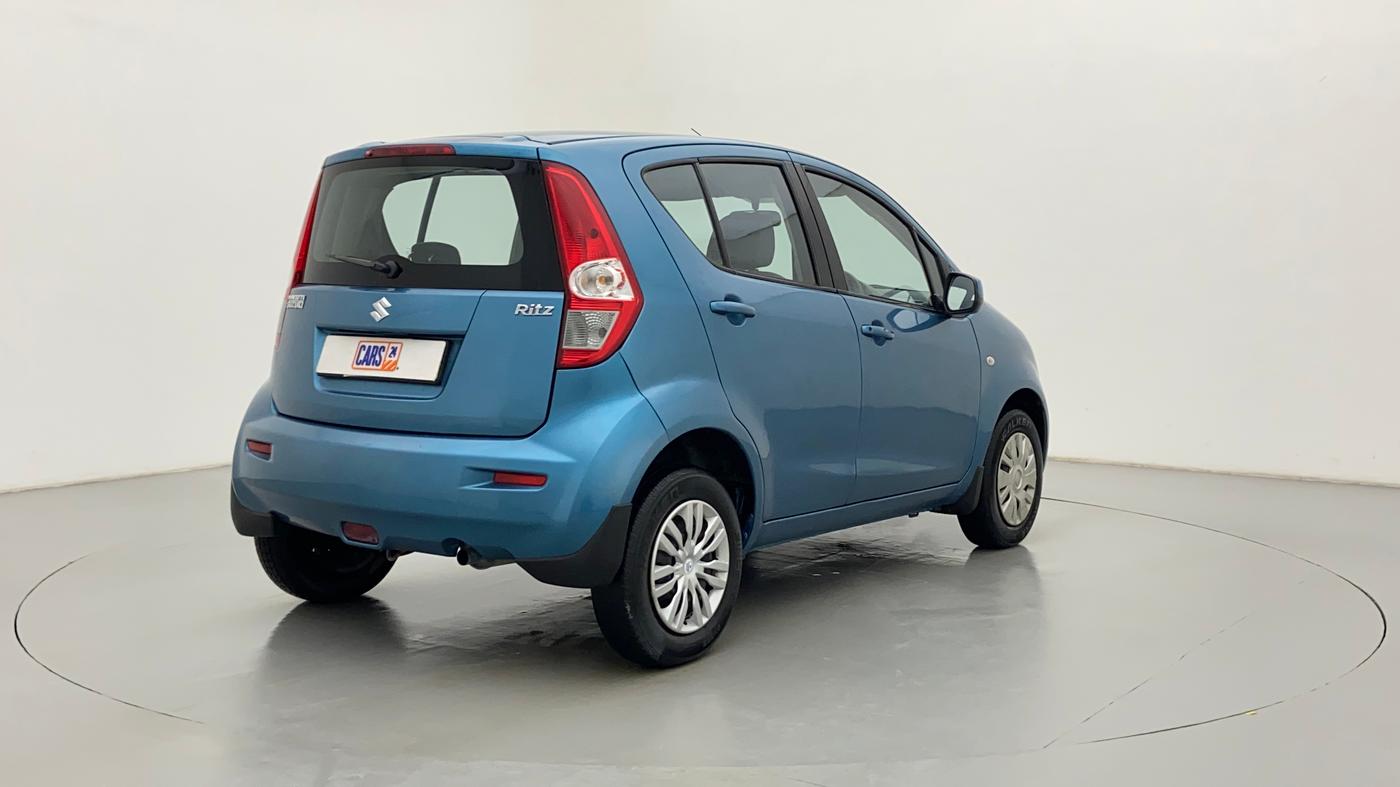 2010 Maruti Ritz VXI GENUS, Petrol, Manual, 97,210 km, Right Back Diagonal