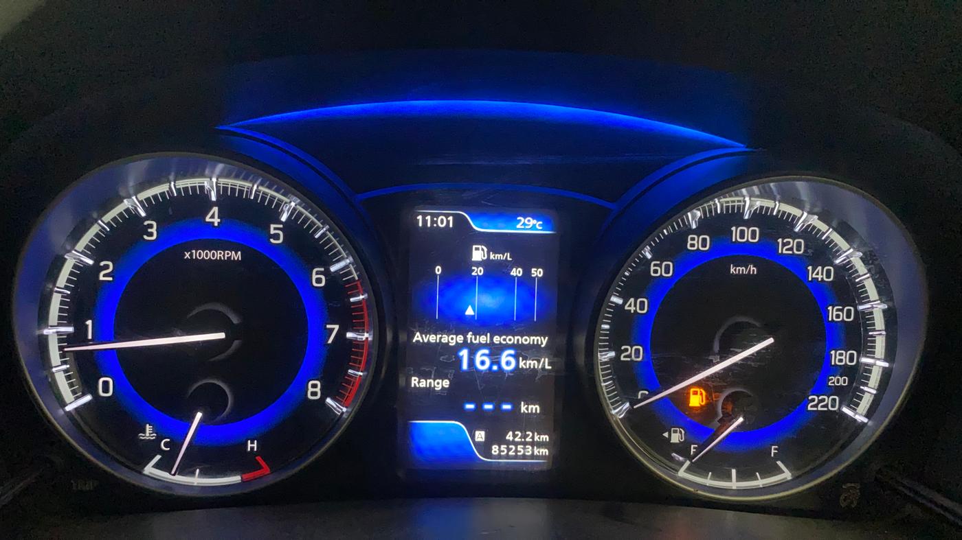 2019 Toyota Glanza G ISG, Petrol, Manual, 85,211 km, Odometer Image