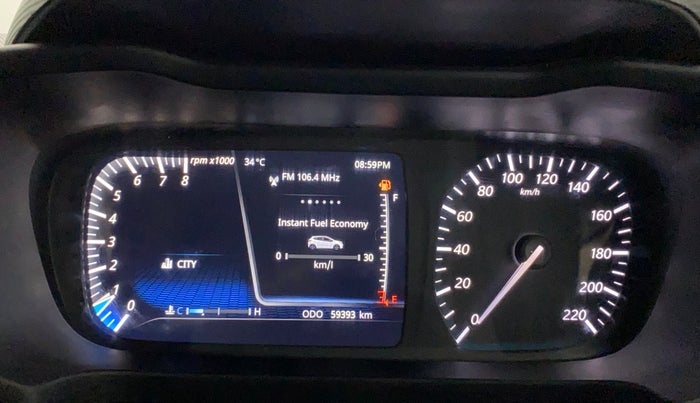 2020 Tata ALTROZ XZ PETROL, Petrol, Manual, 59,387 km, Odometer Image