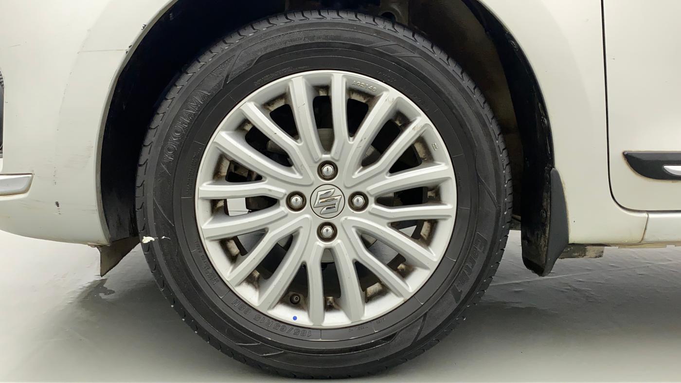 2018 Maruti Dzire ZXI AMT, CNG, Automatic, 62,127 km, Left Front Wheel
