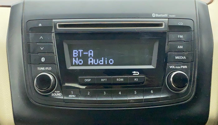 2018 Maruti Dzire ZXI AMT, CNG, Automatic, 62,127 km, Infotainment System