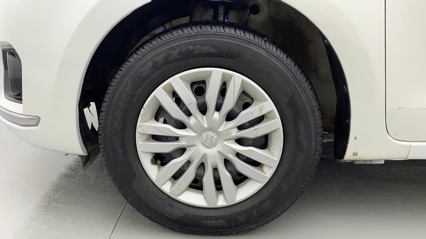 2018 Maruti Dzire VXI, Petrol, Manual, 1,04,974 km, Left Front Wheel