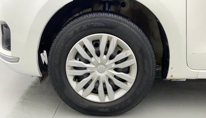 2018 Maruti Dzire VXI, Petrol, Manual, 1,04,974 km, Left Front Wheel