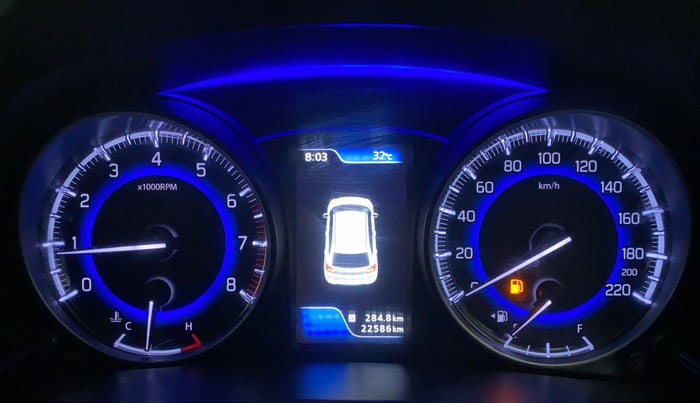 2017 Maruti Baleno ALPHA PETROL 1.2, Petrol, Manual, 22,580 km, Odometer Image