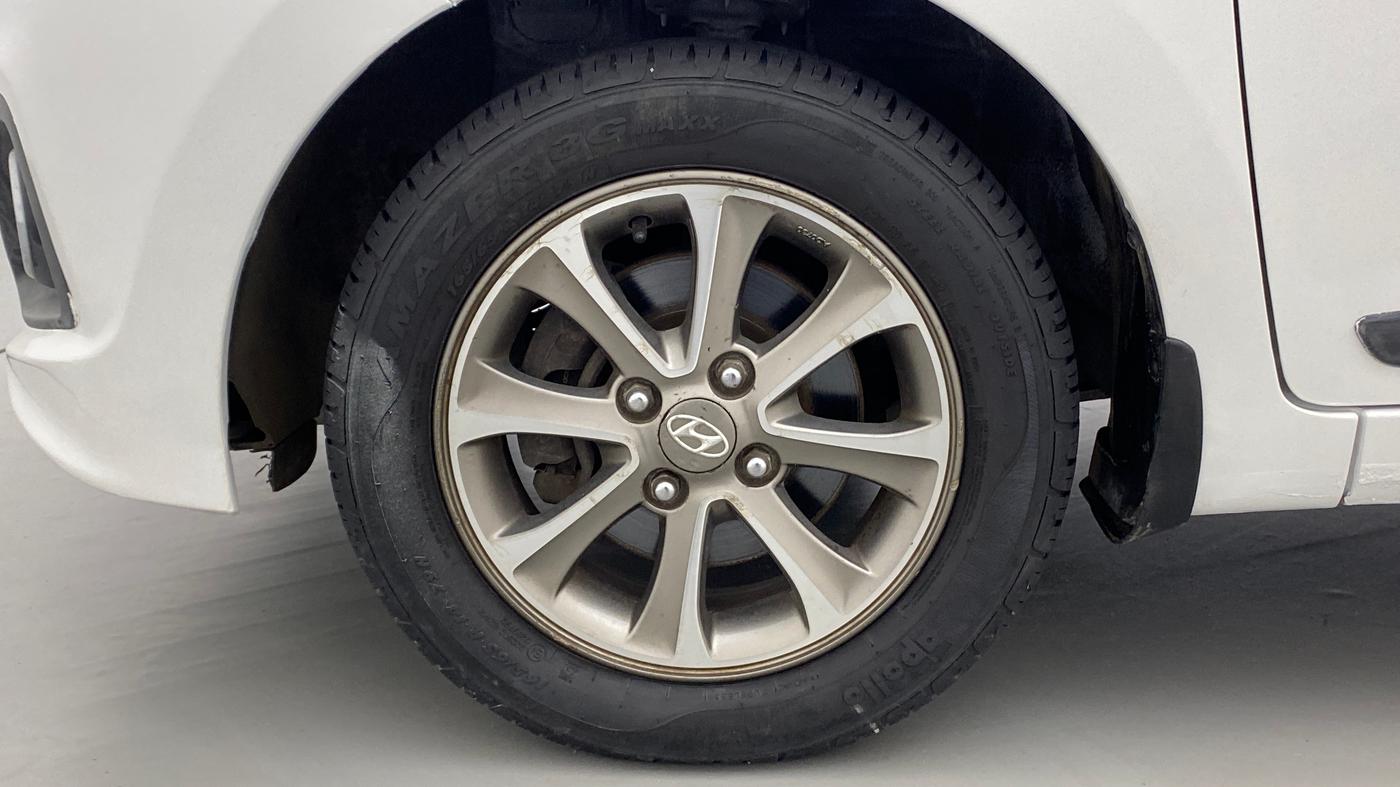 2014 Hyundai Grand i10 ASTA 1.2 (O) VTVT, Petrol, Manual, 53,539 km, Left Front Wheel