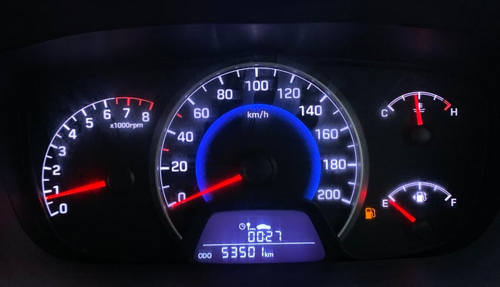 2014 Hyundai Grand i10 ASTA 1.2 (O) VTVT, Petrol, Manual, 53,539 km, Odometer Image