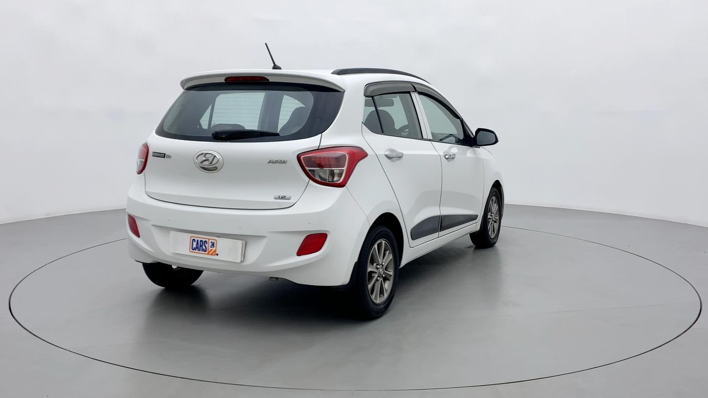 2014 Hyundai Grand i10 ASTA 1.2 (O) VTVT, Petrol, Manual, 53,539 km, Right Back Diagonal