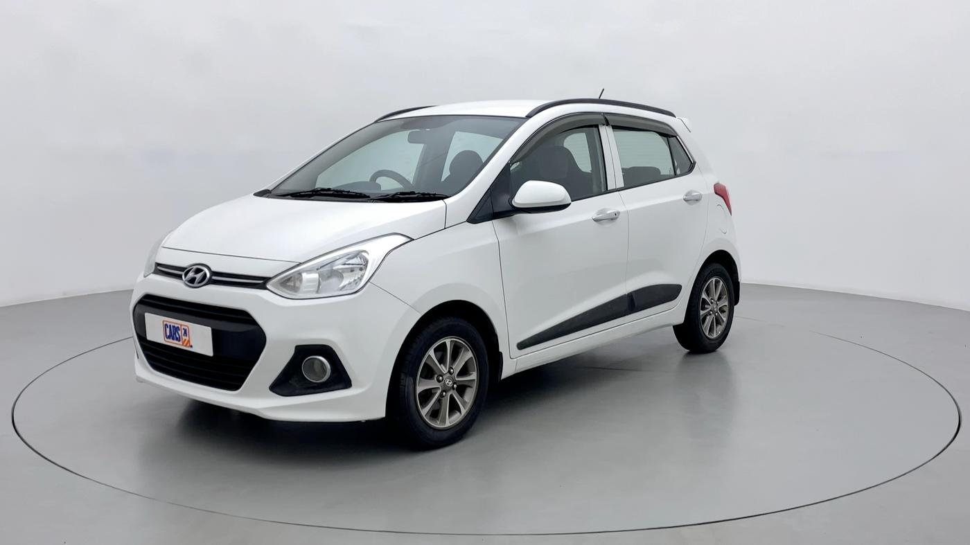 2014 Hyundai Grand i10 ASTA 1.2 (O) VTVT, Petrol, Manual, 53,539 km, Left Front Diagonal