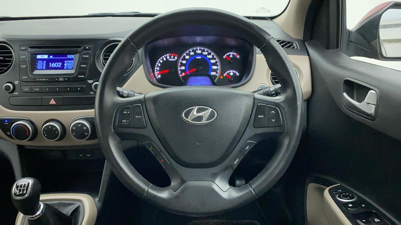 2015 Hyundai Grand i10 ASTA 1.2 KAPPA VTVT, Petrol, Manual, 15,890 km, Steering Wheel Close Up