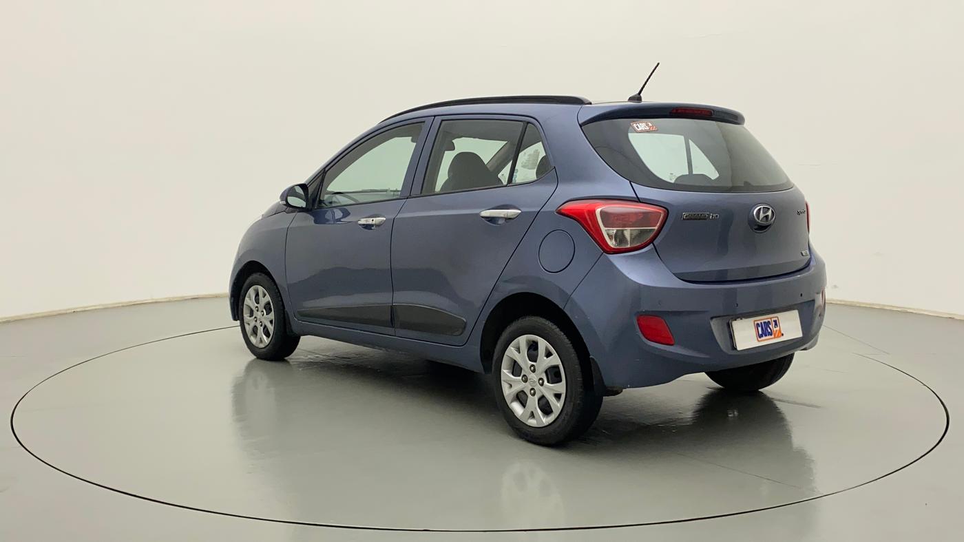2014 Hyundai Grand i10 SPORTZ 1.2 KAPPA VTVT, Petrol, Manual, 1,25,070 km, Left Back Diagonal