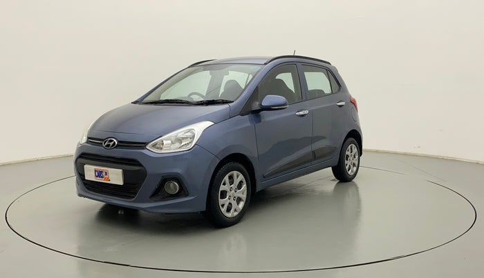 2014 Hyundai Grand i10 SPORTZ 1.2 KAPPA VTVT, Petrol, Manual, 1,25,070 km, Left Front Diagonal