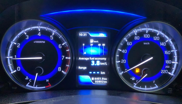 2017 Maruti Baleno RS 1.0 PETROL, Petrol, Manual, 93,971 km, Odometer Image