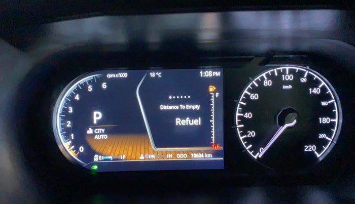 2021 Tata Harrier XZA 2.0L, Diesel, Automatic, 70,593 km, Odometer Image
