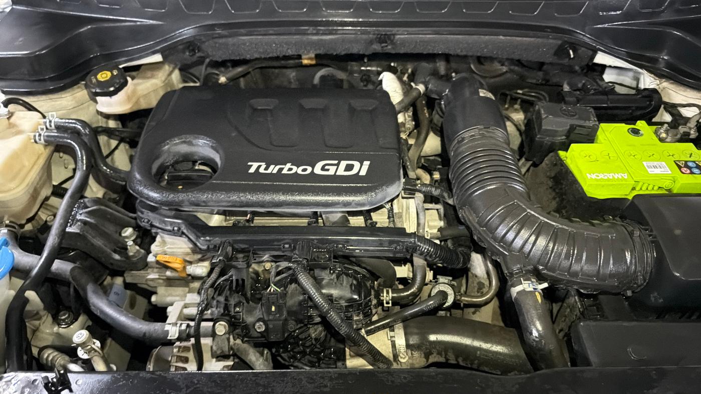 2021 KIA SONET HTX PLUS 1.0 IMT, Petrol, Manual, 42,429 km, Engine View