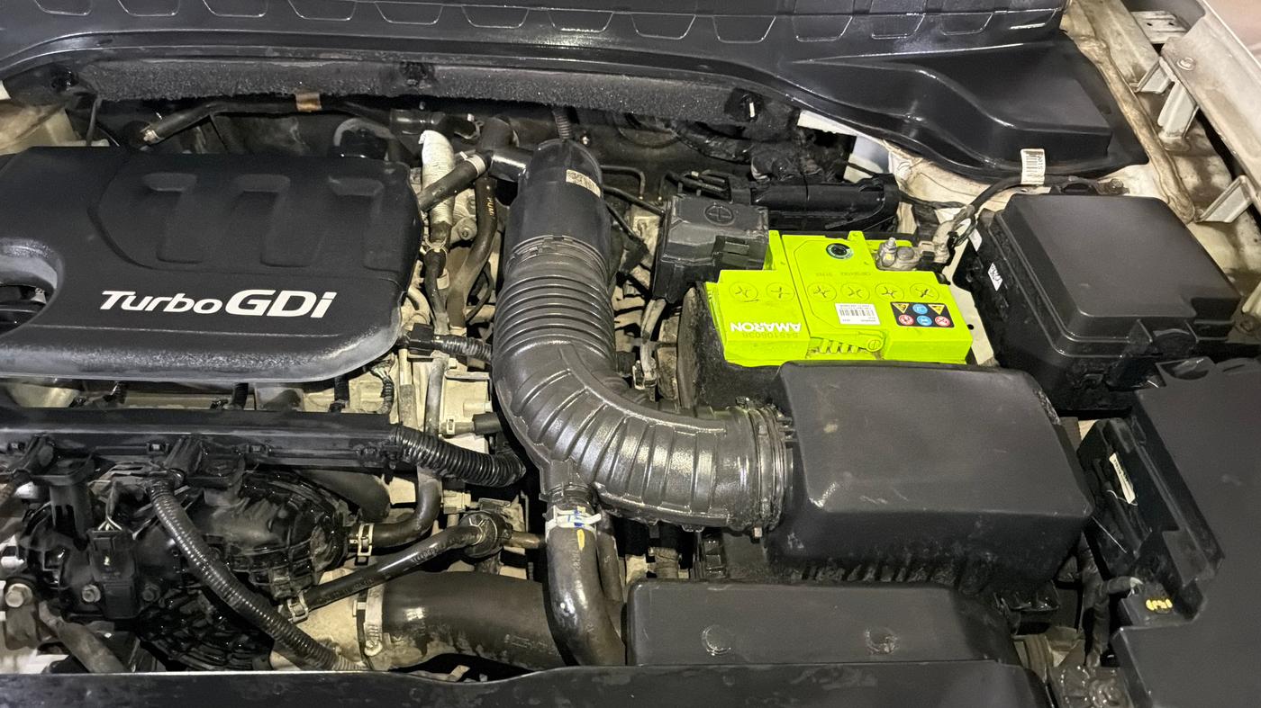 2021 KIA SONET HTX PLUS 1.0 IMT, Petrol, Manual, 42,429 km, Engine View - Left