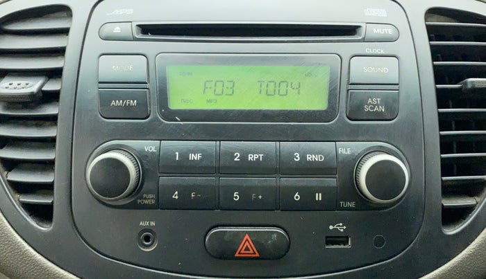 2010 Hyundai i10 MAGNA 1.2, Petrol, Manual, 70,098 km, Infotainment System