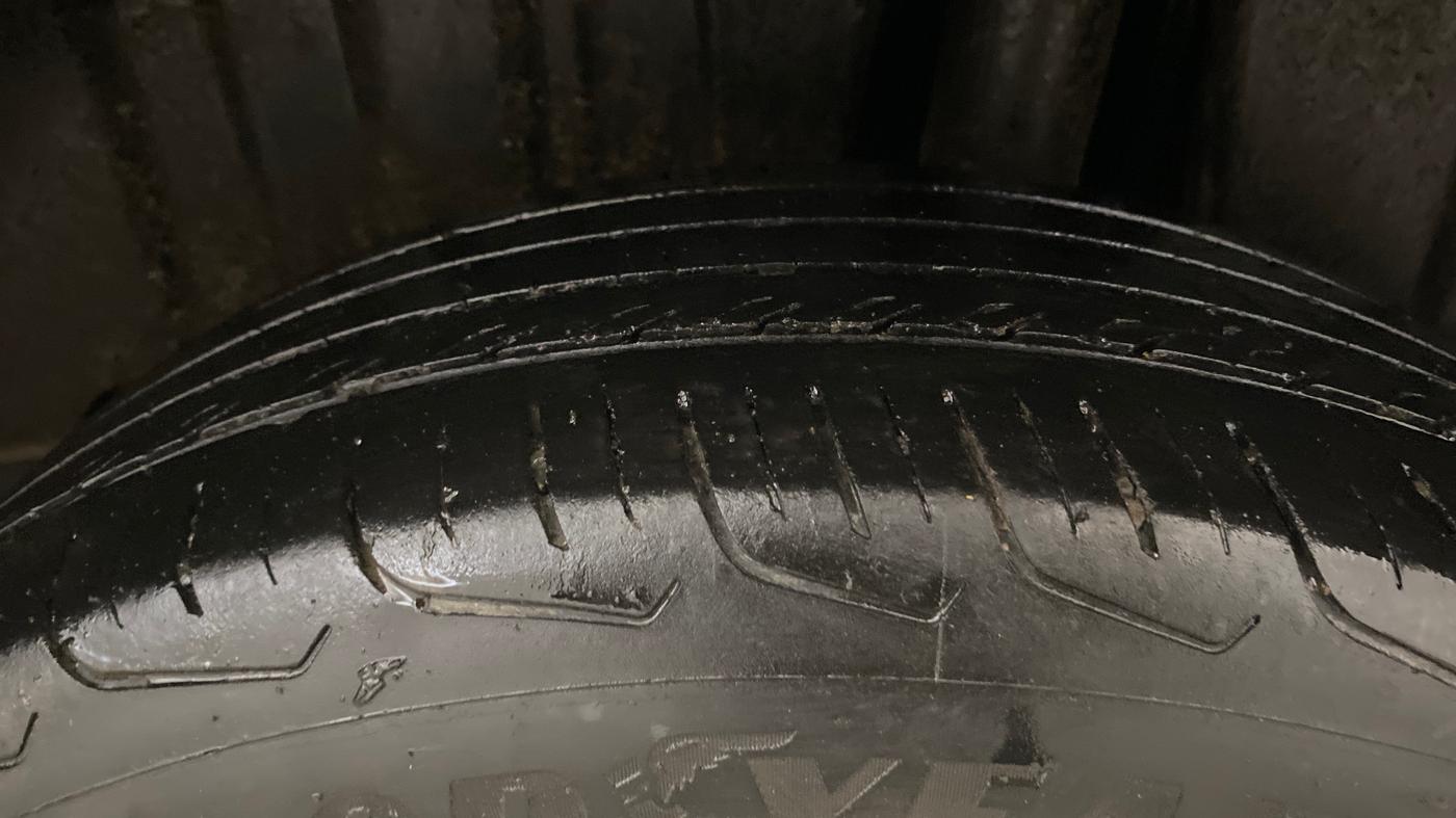 2023 Maruti FRONX DELTA CNG 1.2 MT, CNG, Manual, 51,166 km, Left Rear Tyre Tread