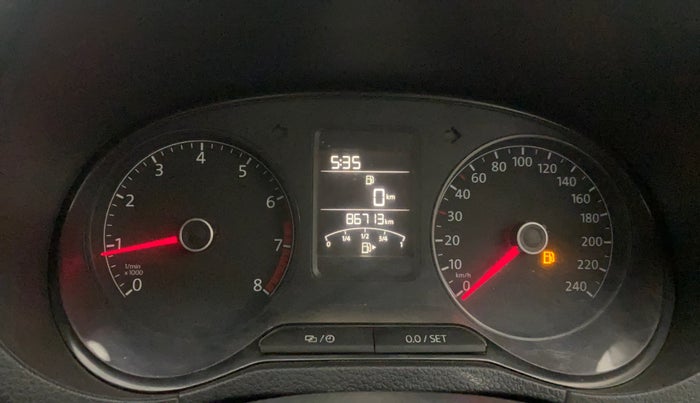 2015 Volkswagen Polo COMFORTLINE 1.2L, Petrol, Manual, 86,711 km, Odometer Image