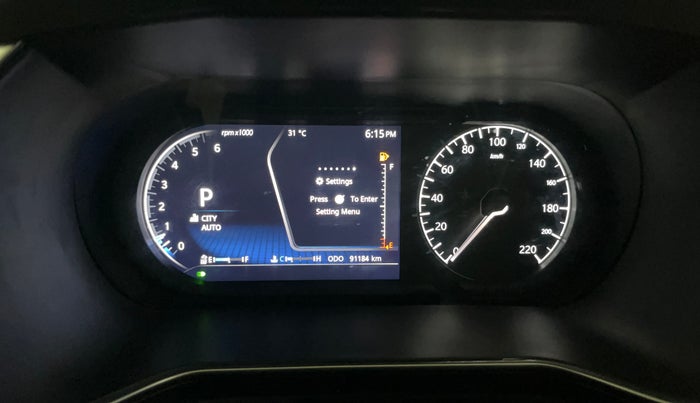 2021 Tata Safari XZA PLUS, Diesel, Automatic, 91,196 km, Odometer Image