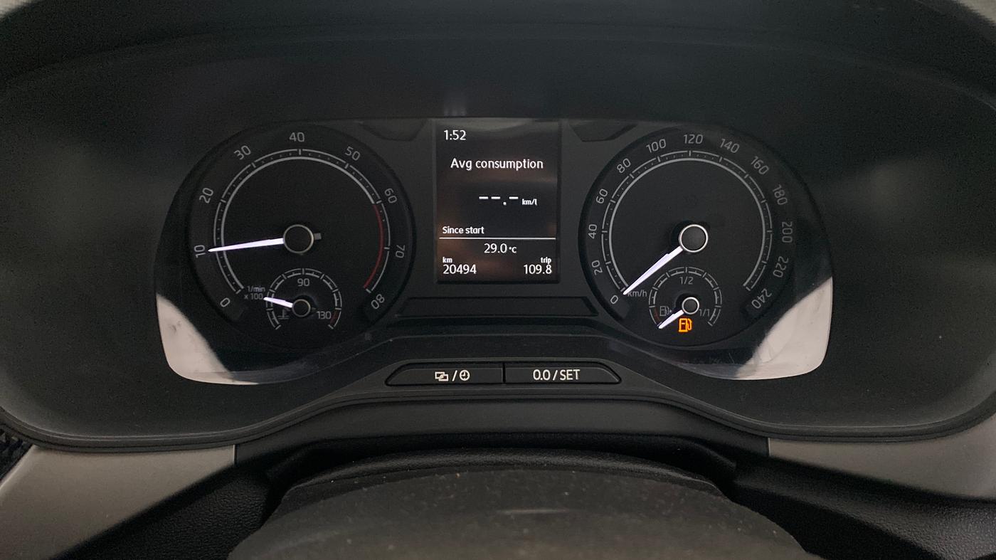 2022 Skoda KUSHAQ AMBITION 1.0L TSI MT, Petrol, Manual, 20,494 km, Odometer Image