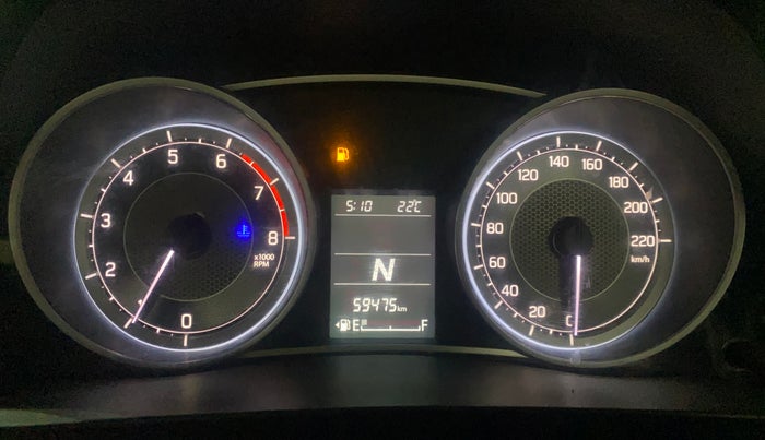 2018 Maruti Dzire ZXI PLUS AMT, Petrol, Automatic, 59,430 km, Odometer Image