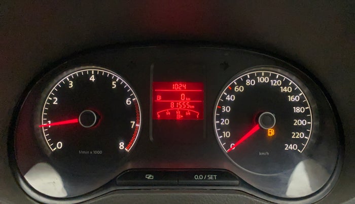 2013 Volkswagen Vento HIGHLINE 1.6 MPI, Petrol, Manual, 81,645 km, Odometer Image