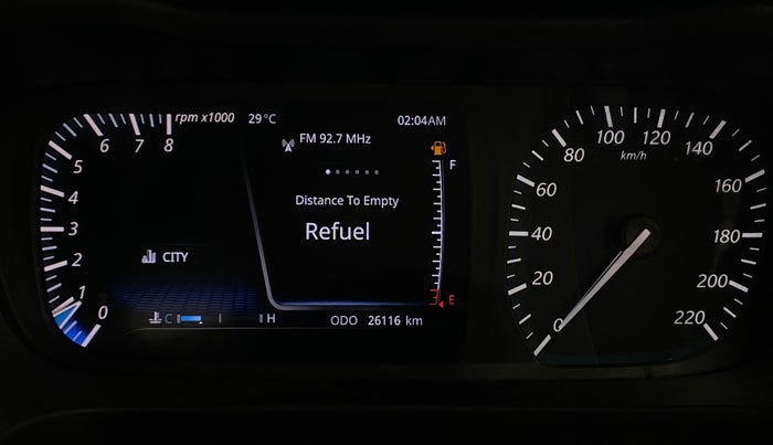 2021 Tata ALTROZ XZ PLUS PETROL DARK EDITION, Petrol, Manual, 26,112 km, Odometer Image