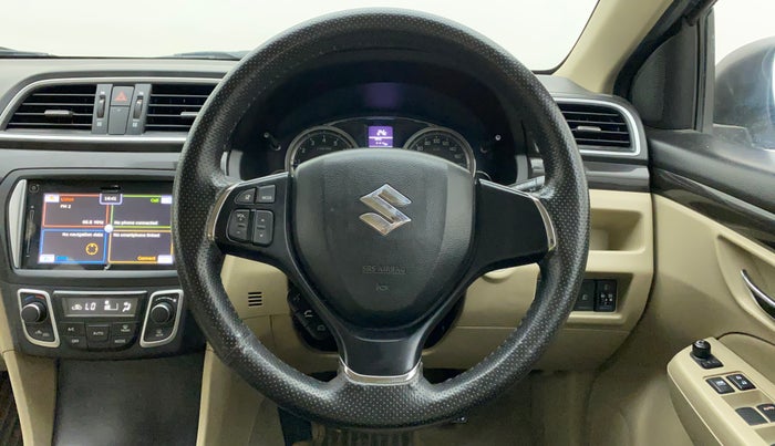 2015 Maruti Ciaz ZXI+, Petrol, Manual, 42,544 km, Steering Wheel Close Up
