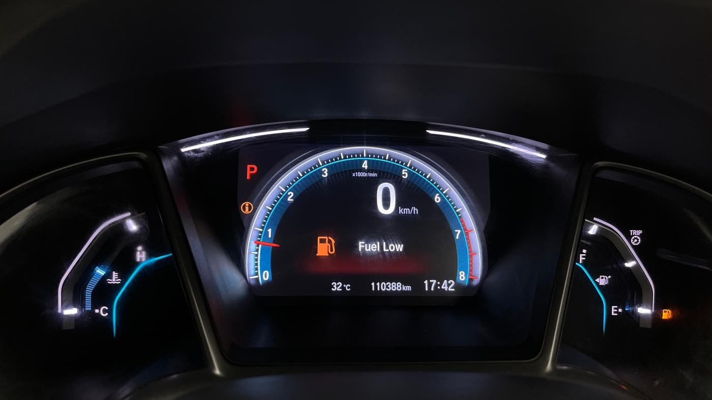 2019 Honda Civic 1.8L I-VTEC ZX CVT, Petrol, Automatic, 1,10,342 km, Odometer Image