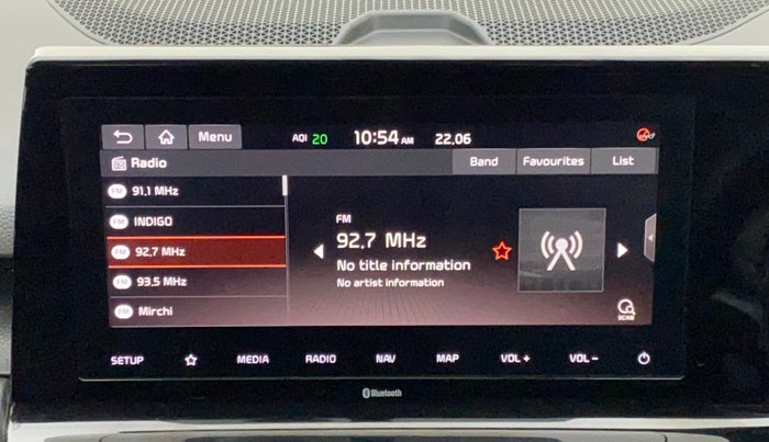 2019 KIA SELTOS GTX AT 1.4 PETROL, Petrol, Automatic, 41,535 km, Infotainment System