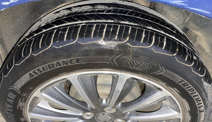 2018 Maruti Ciaz ALPHA 1.5 SHVS PETROL, Petrol, Manual, 66,393 km, Left Rear Tyre Tread