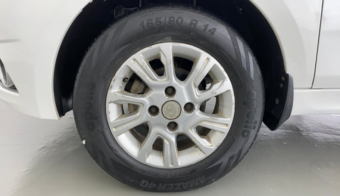 2016 Tata Tiago XZ 1.2 REVOTRON, CNG, Manual, 13,549 km, Left Front Wheel
