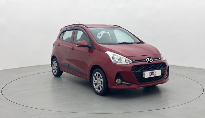 2019 Hyundai Grand i10 SPORTZ 1.2 KAPPA VTVT, Petrol, Manual, 45,759 km, Right Front Diagonal