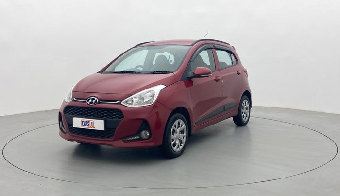 2019 Hyundai Grand i10 SPORTZ 1.2 KAPPA VTVT, Petrol, Manual, 45,759 km, Left Front Diagonal