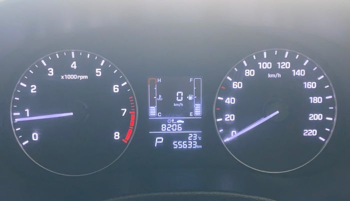 2019 Hyundai Creta SX AT 1.6 PETROL, Petrol, Automatic, 55,661 km, Odometer Image