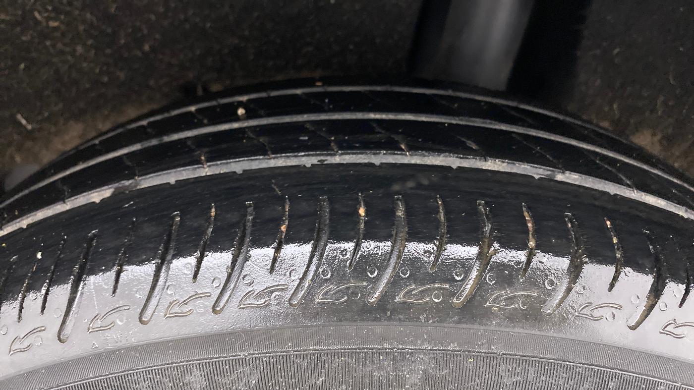 2021 Maruti Baleno DELTA PETROL 1.2, Petrol, Manual, 66,457 km, Left Rear Tyre Tread