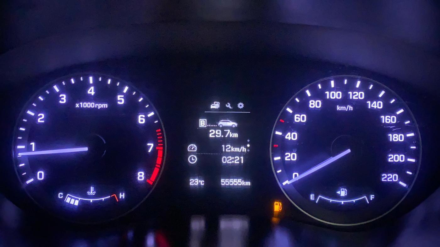 2016 Hyundai Elite i20 ASTA 1.2, Petrol, Manual, 55,555 km, Odometer Image