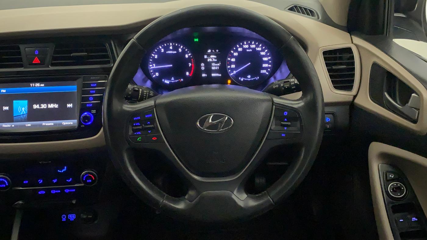 2016 Hyundai Elite i20 ASTA 1.2, Petrol, Manual, 55,555 km, Steering Wheel Close Up